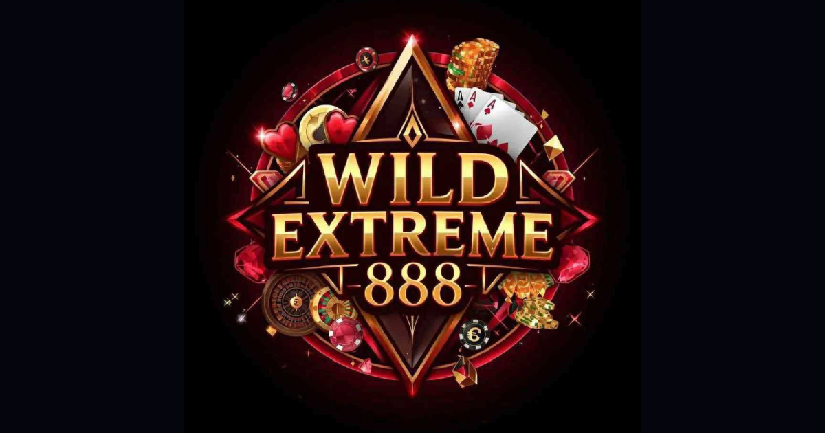 Main banner showing the Wild Extreme 888 platform interface and mobile access options